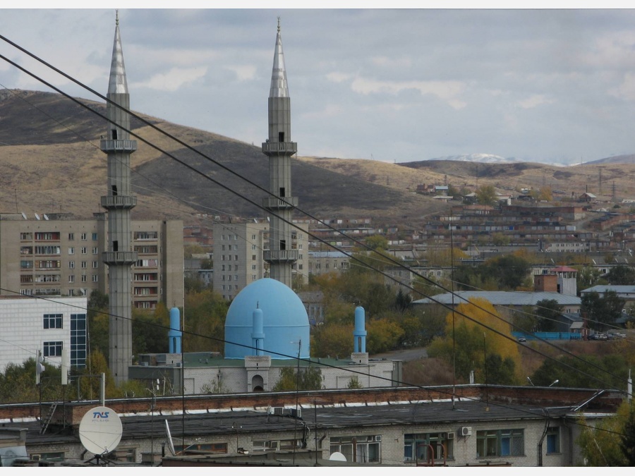 Мечеть. Вид из окна.