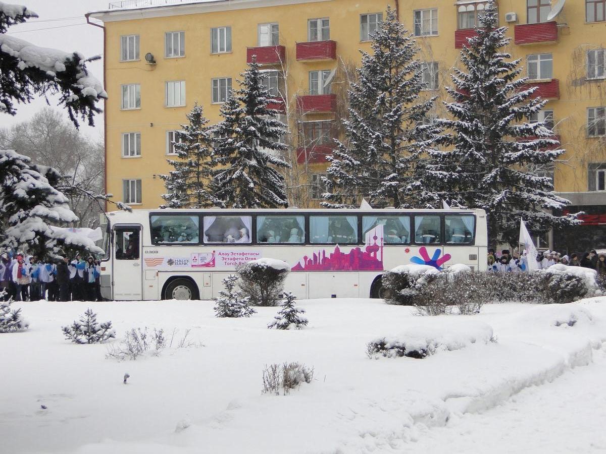 Встреча огня 7х зимних Азиатских игр